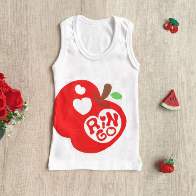 tops kids comfy lovely apple -  atasan anak (ONLY 5PCS)